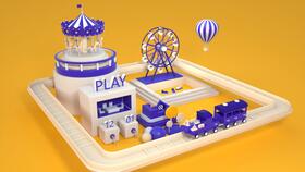 c4d小動(dòng)畫食品加工廠